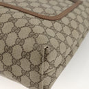 GUCCI GG Supreme Web Sherry Line Tote Bag PVC Beige Red 39 02 0031 Auth LNZ596-10