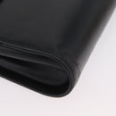 Salvatore Ferragamo Gancini Shoulder Bag Leather Black Gold Auth LNZ598-8