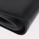 Salvatore Ferragamo Gancini Shoulder Bag Leather Black Gold Auth LNZ598-16