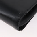 Salvatore Ferragamo Gancini Shoulder Bag Leather Black Gold Auth LNZ598-17
