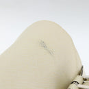 Salvatore Ferragamo Gancini Hand Bag Leather Ivory Silver Auth LNZ599A-7