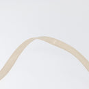 PRADA Shoulder Bag Patent leather Ivory Silver Auth LNZ602-8