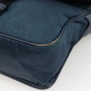 PRADA Shoulder Bag Nylon Navy Silver Auth LNZ603-9