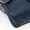 PRADA Shoulder Bag Nylon Navy Silver Auth LNZ603-14