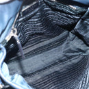 PRADA Shoulder Bag Nylon Navy Silver Auth LNZ603-11