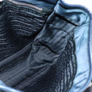 PRADA Shoulder Bag Nylon Navy Silver Auth LNZ603-20