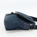 PRADA Shoulder Bag Nylon Navy Silver Auth LNZ603-4