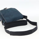 PRADA Shoulder Bag Nylon Navy Silver Auth LNZ603-7