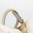 PRADA Shoulder Bag Nylon Beige Silver Auth LNZ604-10