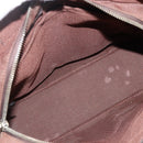 HERMES Her Line PM Tote Bag Canvas Brown Silver Auth LNZ607A-15