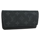 LOUIS VUITTON Monogram Eclipse Etui Lunet GM Glasses Case GI0296 LV Auth LNZ611M-1
