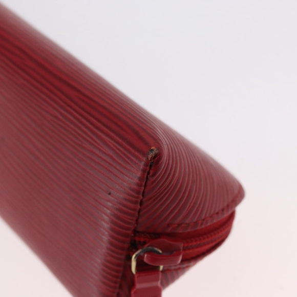 LOUIS VUITTON Epi Trousse Crayons Pen Case Red M56547 LV Auth LNZ612
