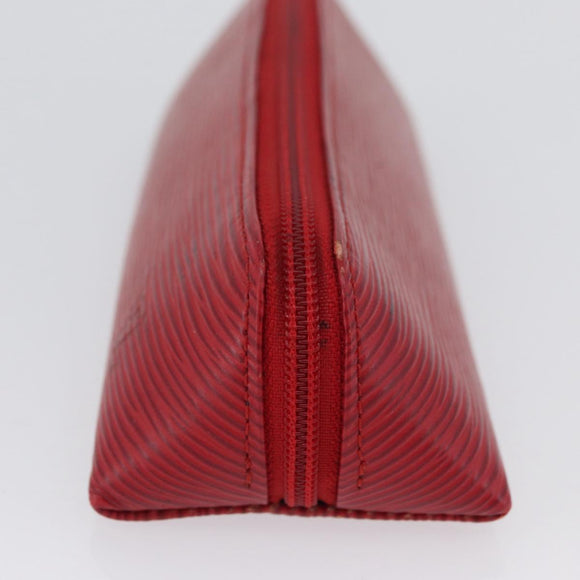 LOUIS VUITTON Epi Trousse Crayons Pen Case Red M56547 LV Auth LNZ612