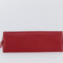 LOUIS VUITTON Epi Trousse Crayons Pen Case Red M56547 LV Auth LNZ612-6