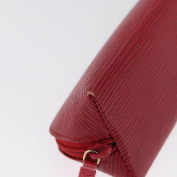 LOUIS VUITTON Epi Trousse Crayons Pen Case Red M56547 LV Auth LNZ612