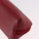 LOUIS VUITTON Epi Trousse Crayons Pen Case Red M56547 LV Auth LNZ612-14