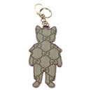 GUCCI GG Supreme Boris Yuko Higuchi Charm PVC Beige Auth LNZ613SM-7