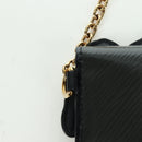 LOUIS VUITTON Epi Dog Card Holder Card Case Black M63897 LV Auth LNZ614SAM-19