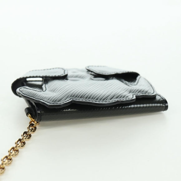 LOUIS VUITTON Epi Dog Card Holder Card Case Black M63897 LV Auth LNZ614SAM