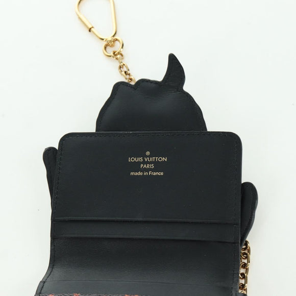 LOUIS VUITTON Epi Dog Card Holder Card Case Black M63897 LV Auth LNZ614SAM