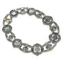 LOUIS VUITTON Collier LV Windsor metal Silver Tone MP2199 LV Auth LNZ615SM-9