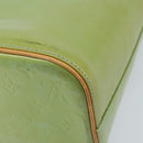 LOUIS VUITTON Monogram Vernis Houston Hand Bag Baby Blue M91005 LV Auth LNZ625-16