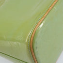 LOUIS VUITTON Monogram Vernis Houston Hand Bag Baby Blue M91005 LV Auth LNZ625-17