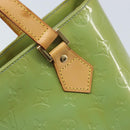 LOUIS VUITTON Monogram Vernis Houston Hand Bag Baby Blue M91005 LV Auth LNZ625-18