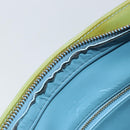 LOUIS VUITTON Monogram Vernis Houston Hand Bag Baby Blue M91005 LV Auth LNZ625-10