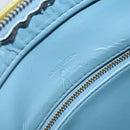 LOUIS VUITTON Monogram Vernis Houston Hand Bag Baby Blue M91005 LV Auth LNZ625-20