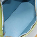 LOUIS VUITTON Monogram Vernis Houston Hand Bag Baby Blue M91005 LV Auth LNZ625-11