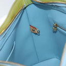LOUIS VUITTON Monogram Vernis Houston Hand Bag Baby Blue M91005 LV Auth LNZ625-22