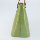 LOUIS VUITTON Monogram Vernis Houston Hand Bag Baby Blue M91005 LV Auth LNZ625-3