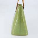 LOUIS VUITTON Monogram Vernis Houston Hand Bag Baby Blue M91005 LV Auth LNZ625-4