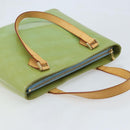 LOUIS VUITTON Monogram Vernis Houston Hand Bag Baby Blue M91005 LV Auth LNZ625-6