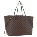 LOUIS VUITTON Damier Ebene Neverfull GM Tote Bag N51106 LV Auth LNZ627-1