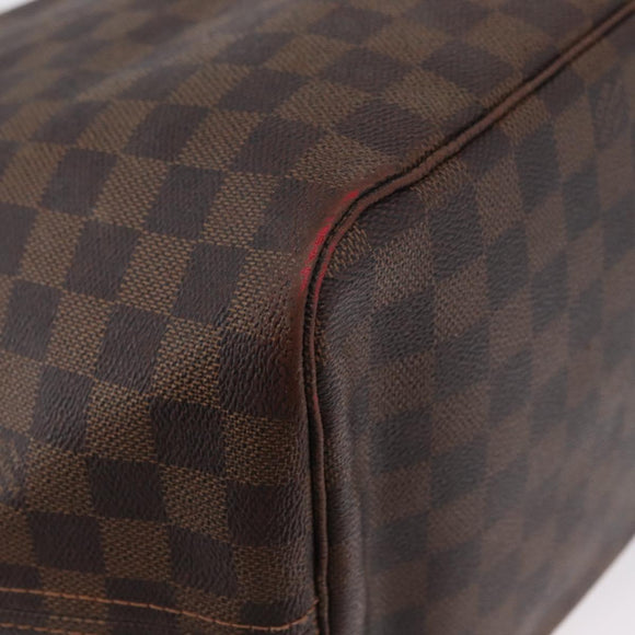 LOUIS VUITTON Damier Ebene Neverfull GM Tote Bag N51106 LV Auth LNZ627