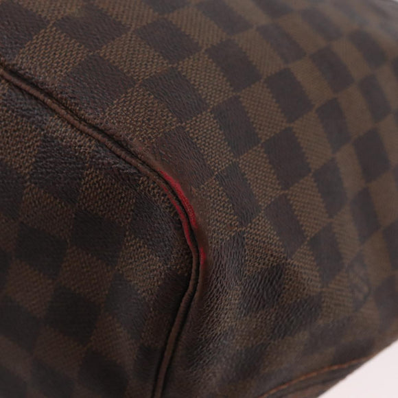 LOUIS VUITTON Damier Ebene Neverfull GM Tote Bag N51106 LV Auth LNZ627