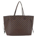 LOUIS VUITTON Damier Ebene Neverfull GM Tote Bag N51106 LV Auth LNZ627-2