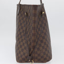 LOUIS VUITTON Damier Ebene Neverfull GM Tote Bag N51106 LV Auth LNZ627-3