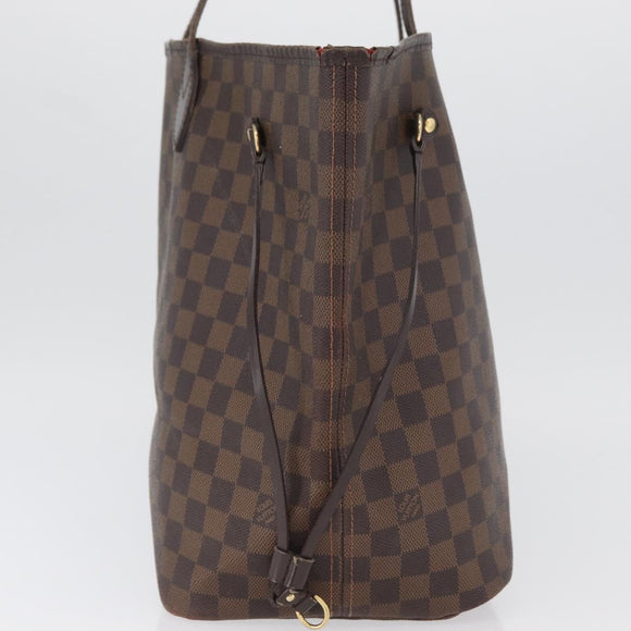 LOUIS VUITTON Damier Ebene Neverfull GM Tote Bag N51106 LV Auth LNZ627