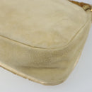 Miu Miu Shoulder Bag Sequin Gold Tone Auth LNZ632-15