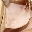 Miu Miu Shoulder Bag Sequin Gold Tone Auth LNZ632-21