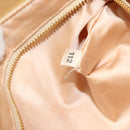 Miu Miu Shoulder Bag Sequin Gold Tone Auth LNZ632-12