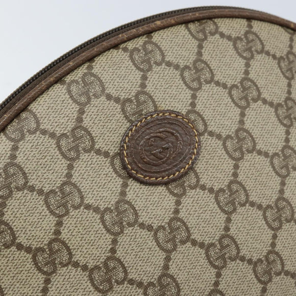 GUCCI GG Supreme Shoulder Bag PVC Beige Gold 007 89 0094 Auth LNZ636