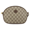 GUCCI GG Supreme Shoulder Bag PVC Beige Gold 007 89 0094 Auth LNZ636-13