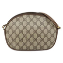 GUCCI GG Supreme Shoulder Bag PVC Beige Gold 007 89 0094 Auth LNZ636-2