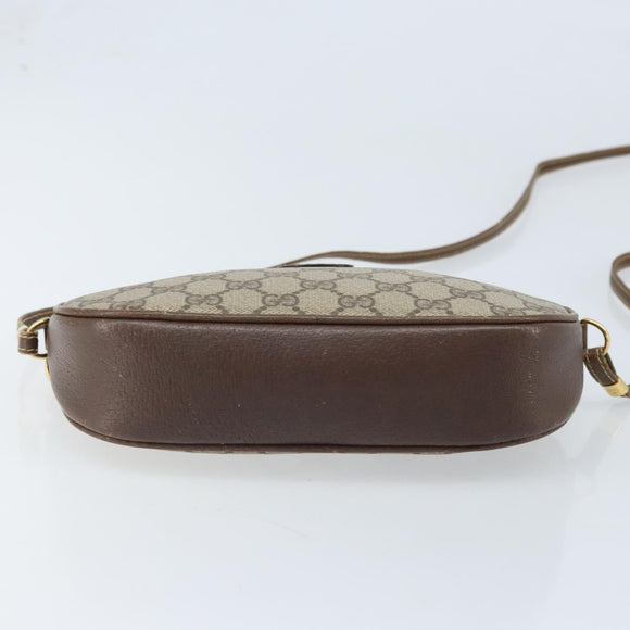 GUCCI GG Supreme Shoulder Bag PVC Beige Gold 007 89 0094 Auth LNZ636