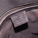 GUCCI GG Canvas Hand Bag Beige Gold 107757 Auth LNZ637-17