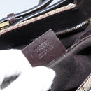 GUCCI GG Canvas Hand Bag Beige Gold 107757 Auth LNZ637-12